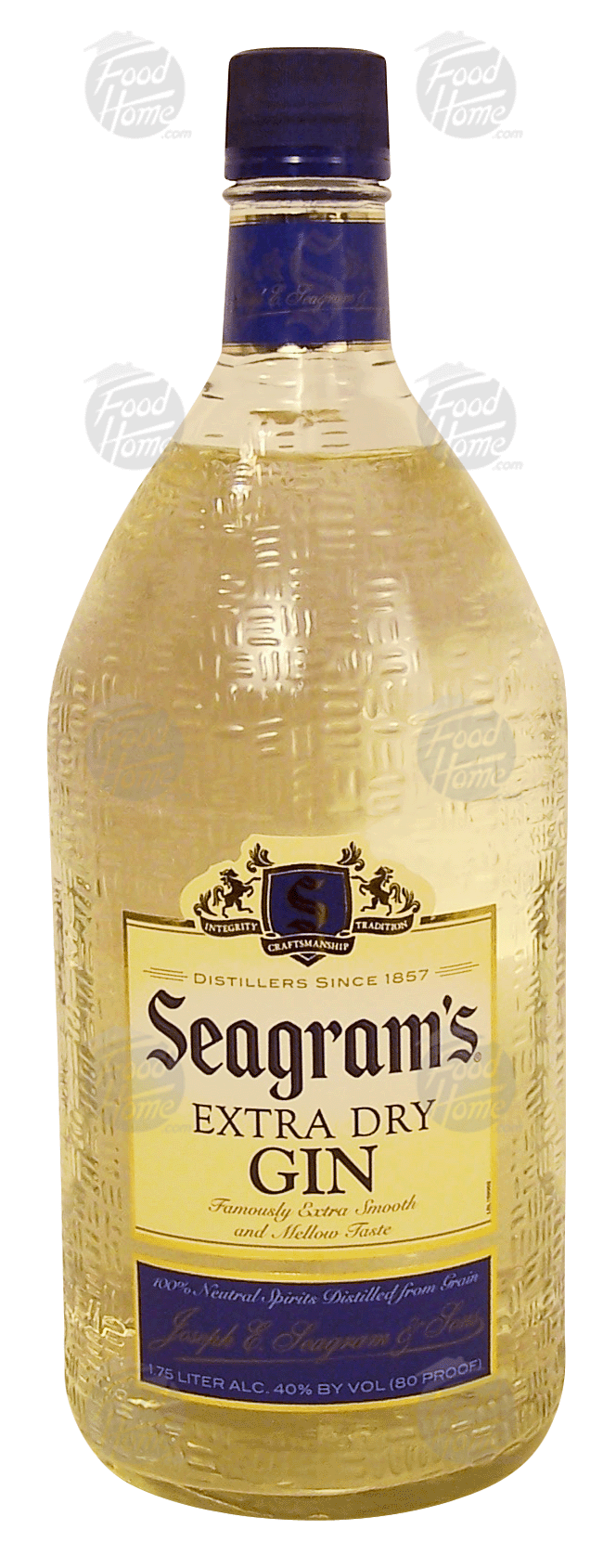 Seagram's  extra dry gin, 40% alc. by vol. Full-Size Picture